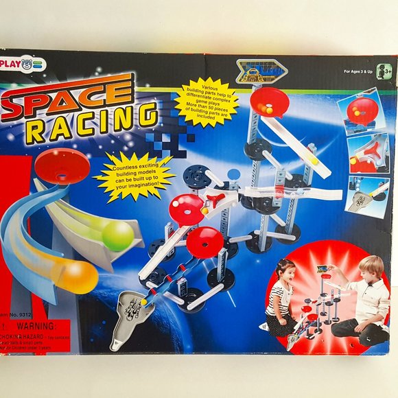 Space Racing Building Toy *Standard Size Marbles Do Not Fit in Toy *READ* - Picture 1 of 14